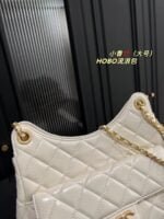 Chanel HOBO bag Oil wax leather white 3690 size: 22*20cm - 图片 6