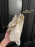 Chanel HOBO bag Oil wax leather white 3690 size: 22*20cm - 图片 7