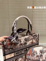 Dior book tote presbyopia with small wallet  size: 35cm - 图片 2