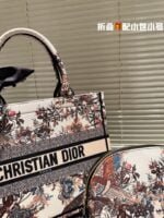 Dior book tote presbyopia with small wallet  size: 35cm - 图片 6