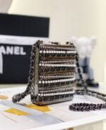 chanel22k dinner bag black Pearl string size: 11*9*4.5cm - 图片 6