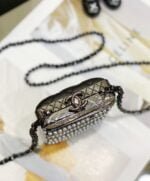 chanel22k dinner bag black Pearl string size: 11*9*4.5cm - 图片 7
