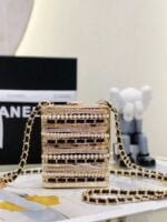 chanel22k dinner bag gold Pearl string size: 11*9*4.5cm - 图片 4