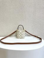 CELINE 23s Spring/Summer - Mini smooth leather makeup case Presbyopia pattern 8080 Size: 9.5* 8* 9cm - 图片 4