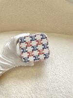 CELINE 23s Spring/Summer - Mini smooth leather makeup case Presbyopia pattern 8080 Size: 9.5* 8* 9cm - 图片 4