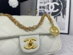 Chanel 2023 new CF White gold bag size: 21*13cm - 图片 2