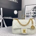 Chanel 2023 new CF White gold bag size: 21*13cm