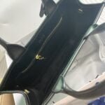 ???????????????????? cowhide Saffiano tote bag with leather strap black 1BA270 size: 33*25*11cm - 图片 7