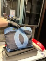 Chanel ramie cotton denim shopping bag beach bag size: 33* 32cm - 图片 2