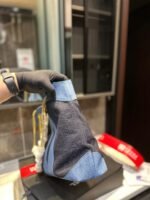 Chanel ramie cotton denim shopping bag beach bag size: 33* 32cm - 图片 3