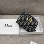 Dior Classic organ card pack with multiple slots Small zipper card bag 6113 size: 11*8*3cm - 图片 2