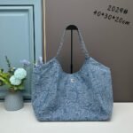 Chanel denim camellia underarm bag 2029 Size: 40*55*30*20cm