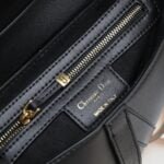 Dior saddle leather Plain ribbon with wide shoulder strap black 1033 size: 25.5 * 20 * 6.5 cm - 图片 6