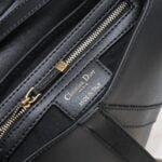 Dior saddle leather Plain ribbon with wide shoulder strap black 1033 size: 25.5 * 20 * 6.5 cm - 图片 9