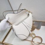 Dior saddle leather with Spaghetti straps white size: 25.5 *20 * 6.5cm - 图片 2