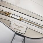 Dior saddle leather with Spaghetti straps white size: 25.5 *20 * 6.5cm - 图片 4