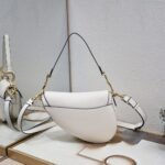 Dior saddle leather with Spaghetti straps white size: 25.5 *20 * 6.5cm - 图片 7