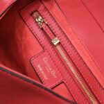 Dior saddle leather with Spaghetti straps red size: 25.5 *20 * 6.5cm - 图片 3