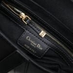 Dior saddle leather with Spaghetti straps black size: 25.5 *20 * 6.5cm - 图片 4