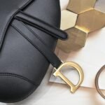 Dior saddle leather with Spaghetti straps black size: 25.5 *20 * 6.5cm - 图片 9