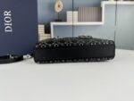 Dior satin diamond-encrusted Princess Diana bag black with white 2320 size: 26*13*6cm - 图片 4
