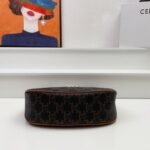 CELINE Arc de Triomphe Presbyopia pattern black Shoulder bag Underarm bag 3958 Size: 24*13cm - 图片 3