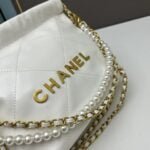 CHANEL Pearl garbage bag white size: 23*28*22*7cm - 图片 2