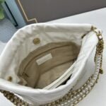 CHANEL Pearl garbage bag white size: 23*28*22*7cm - 图片 8