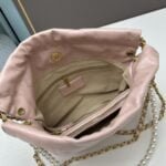 CHANEL Pearl garbage bag pink size: 23*28*22*7cm - 图片 4