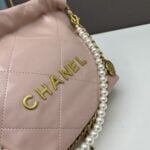 CHANEL Pearl garbage bag pink size: 23*28*22*7cm - 图片 6