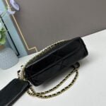 CHANEL Pearl garbage bag black size: 23*28*22*7cm - 图片 3