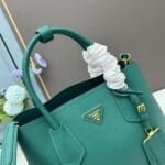 Prada Cross cut cowhide shoulder bag green 2756# size: 34*26*16cm - 图片 2