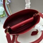 Prada Cross cut cowhide shoulder bag red 2756# size: 34*26*16cm - 图片 3