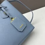 Prada Cross cut cowhide shoulder bag blue 2756# size: 34*26*16cm - 图片 2