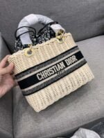 Dior bamboo basket woven Princess Diana