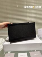 Dior 3D follower embossed jacquard book tote bag black size: 42cm /36cm /26cm - 图片 6