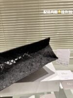 Dior 3D follower embossed jacquard book tote bag black size: 42cm /36cm /26cm - 图片 4