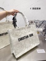 Dior Book Tote Oblique design bag white size: 35cm/42cm - 图片 2