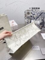 Dior Book Tote Oblique design bag white size: 35cm/42cm - 图片 7