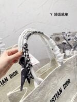 Dior Book Tote Oblique design bag white size: 35cm/42cm - 图片 8