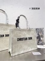 Dior Book Tote Oblique design bag white size: 35cm/42cm - 图片 9