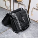 YSL SAINT LAURENT SLP shoulder crossbody bag with sliver hardware A1602 size: 31*20*8cm - 图片 5
