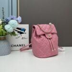 Chanel 23s Salzburg cowhide backpack 917 pink size: 25*20*12cm/23*18*10cm - 图片 2