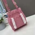 Chanel 23s Salzburg cowhide backpack 917 pink size: 25*20*12cm/23*18*10cm - 图片 5