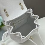 Chanel 23s Salzburg cowhide backpack 917 White size: 25*20*12cm/23*18*10cm - 图片 3