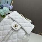 Chanel 23s Salzburg cowhide backpack 917 White size: 25*20*12cm/23*18*10cm - 图片 4