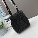 Chanel 23s Salzburg cowhide backpack 917 Black size: 25*20*12cm/23*18*10cm - 图片 3
