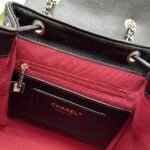 Chanel 23s Salzburg cowhide backpack 917 Black size: 25*20*12cm/23*18*10cm - 图片 5