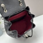 Chanel 23s Salzburg cowhide backpack 917 Black size: 25*20*12cm/23*18*10cm - 图片 6