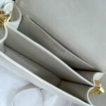 Prada Belgian calfskin shoulder bag white 1BD048 size: 20*14*8CM - 图片 5